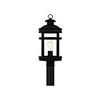 Quoizel Lighting SCO9009MBK 1 Light Matte Black 100W Scout Outdoor