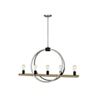 Quoizel Lighting STG540BN 5 Lights Brushed Nickel 500W Sterling Island Chandelier