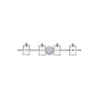 Quoizel Lighting TB8604C 4 Lights Polished Chrome 400W Tranquil Bay Bath Light