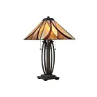 Quoizel Lighting TF1180TVA 2 Lights Valiant Bronze 150W Asheville Table Lamp