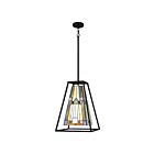 Quoizel Lighting TF5331MBK 1 Light Matte Black 100W Caledonia Mini Pendant