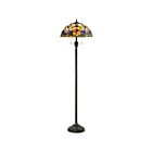 Quoizel Lighting TFVT9362VB 2 Lights Vintage Bronze 200W Violets Floor Lamp