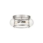 Quoizel Lighting TRG1612BN 2 Lights Brushed Nickel 150W Trilogy Flush Mount