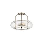 Quoizel Lighting TRG1716BN 3 Lights Brushed Nickel 180W Trilogy Semi-Flush Mount