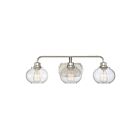 Quoizel Lighting TRG8603BN 3 Lights Brushed Nickel 180W Trilogy Bath Light