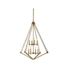Quoizel Lighting VP5208WS 8 Lights Weathered Brass 480W View Point Pendant