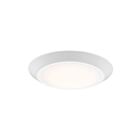 Quoizel Lighting VRG1608W White Lustre Verge LED Flush Mount