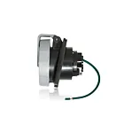 Leviton 430R5WLEV 30 Amp Pin & Sleeve Receptacle-Black