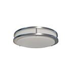 Reno Lighting RENO-CLD-16-BN-MCCT-MS Brush Nickel Wattage Seletable LED Flush Mount 