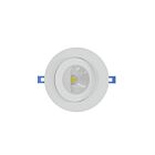 Reno Lighting RENO-LED-4-S9W-FG-5CCTWH White 4" 9W LED Floating Gimbal Potlight CCT-Select