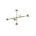 Renwil Naura LPC4446 5-Lights Satin Brass Pendant