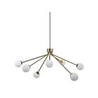 Renwil Mundo LPC4470 7-Lights Champagne 245W Rod Chandelier