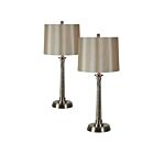 Renwil Brooks COS336 Satin Nickel 100W Table Lamp 2-Pack