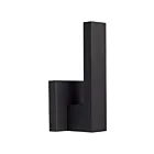 Satco 62-1425 Raven 8W Textured Matte Black LED Wall Sconce