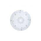Satco 50-195 White Round Glass Lamp Shade