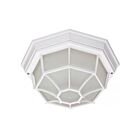 Nuvo Lighting 60-3450 1-Light 60W White Spider Cage Ceiling Flush Mount