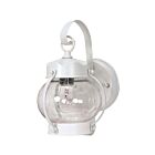 Nuvo Lighting 60-3457 1-Light 60W White Outdoor Onion Wall Lantern