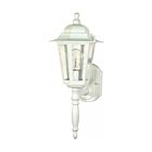 Nuvo Lighting 60-3470 Central Park 1-Light 60W White Outdoor Wall Lantern