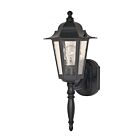 Nuvo Lighting 60-3472 Central Park 1-Light 60W Textured Black Outdoor Wall Lantern