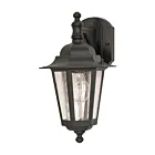 Nuvo Lighting 60-3475 Cornerstone 1-Light 60W Textured Black Arm Down Wall Lantern