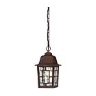 Nuvo Lighting 60-3490 Banyan 1-Light 100W Rustic Bronze Outdoor Hanging Lantern