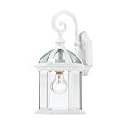 Nuvo Lighting 60-3494 Boxwood 1-Light 100W White Outdoor Wall Lantern