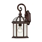 Nuvo Lighting 60-3495 Boxwood 1-Light 100W Rustic Bronze Outdoor Wall Lantern