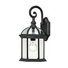 Nuvo Lighting 60-3496 Boxwood 1-Light 100W Textured Black Outdoor Wall Lantern