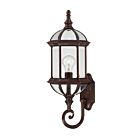 Nuvo Lighting 60-3498 Boxwood 1-Light 100W Rustic Bronze Outdoor Wall Lantern
