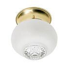 Nuvo Lighting 60-6029 1-Light 60W Polished Brass Ball Ceiling Flush Mount