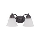 Nuvo Lighting 60-6086 Empire 2-Lights 200W Mahogany Bronze Vanity