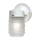 Nuvo Lighting 60-6109 1-Light 60W Gloss White Outdoor Porch Wall Lantern