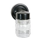 Nuvo Lighting 60-6111 1-Light 60W Black Outdoor Porch Wall Lantern