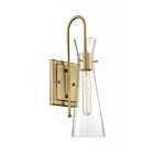 Nuvo Lighting 60-6857 Bahari 1-Light 60W Vintage Brass Wall Sconce