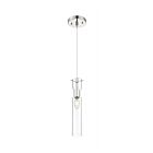 Nuvo Lighting 60-6866 Spyglass 1-Light 60W Polished Nickel Mini Cord Pendant