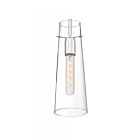 Nuvo Lighting 60-6870 Alondra 1-Light 60W Polished Nickel Mini Rod Pendant