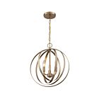 Nuvo Lighting 60-7057 Pendleton 3-Lights 180W Burnished Brass Chain Pendant