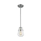 Nuvo Lighting 60-7116 Skybridge 1-Light 60W Brushed Nickel Mini Rod Pendant