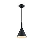 Nuvo Lighting 60-7127 Lightcap 1-Light 60W Matte Black Small Cord Pendant