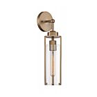 Nuvo Lighting 60-7151 Marina 1-Light 60W Burnished Brass Wall Sconce