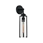 Nuvo Lighting 60-7161 Marina 1-Light 60W Matte Black Wall Sconce