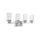 Nuvo Lighting 60-7174 Sommerset 4-Lights 240W Brushed Nickel Vanity
