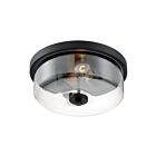 Nuvo Lighting 60-7268 Sommerset 2-Lights 120W Matte Black Ceiling Flush Mount