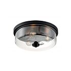 Nuvo Lighting 60-7269 Sommerset 3-Lights 180W Matte Black Ceiling Flush Mount