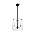 Nuvo Lighting 60-7287 Bransel 3-Lights 180W Matte Black Rod Pendant