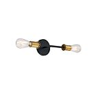 Nuvo Lighting 60-7342 Ryder 2-Lights 120W Black Vanity