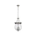 Satco 60-7802 Boliver 3-Lights 180W Brushed Nickel Pendant
