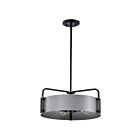Satco 60-7853 Altos 4-Lights 240W Matte Gray Pendant