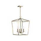 Satco Emma 60-7931 4-Lights Burnished Brass Pendant Light