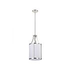 Satco Easton 60-7971 1-Light Polished Nickel Pendant Light